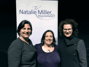 L-R: NMF President Sue Maslin, Melissa Silverstein, NMF Patron Carol Schwartz AM